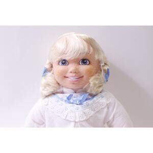 Vintage, 1990s, Northern, Tissue Doll, Blonde, Pigtails, STAIN ~ 250910-WH 1350